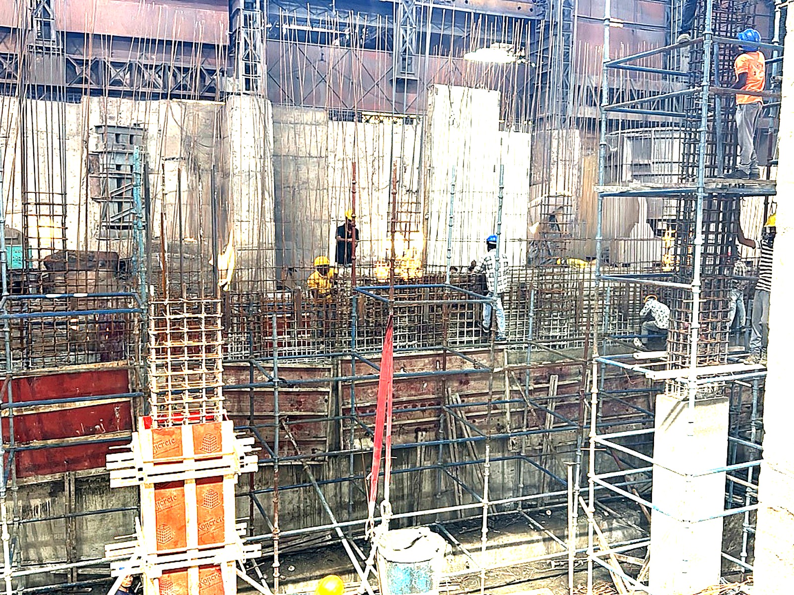 Continuous casting machine works